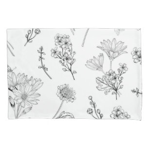 Funda De Cojín Patrón de flor
