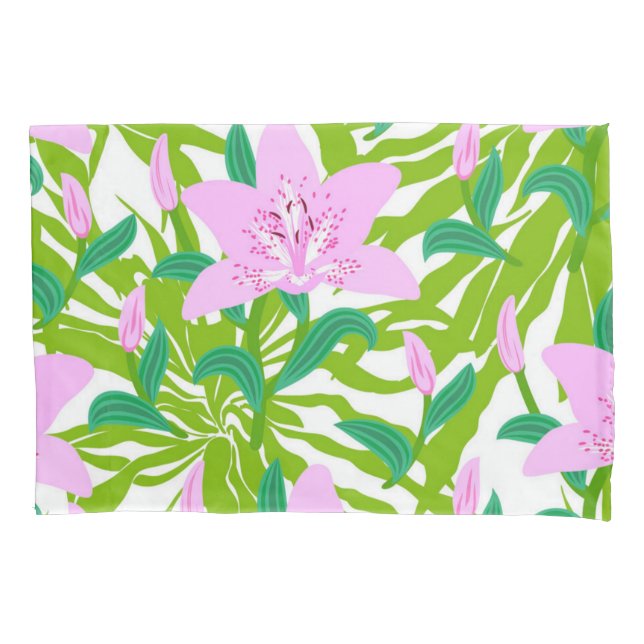 Funda De Cojín Patrón de flor (Anverso)