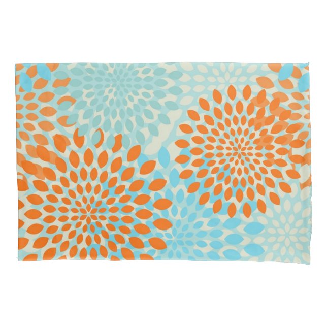 Funda De Cojín Patrón de flor (Anverso)