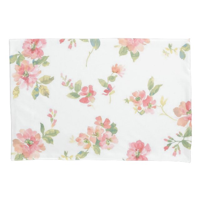 Funda De Cojín Patrón de flor (Anverso)
