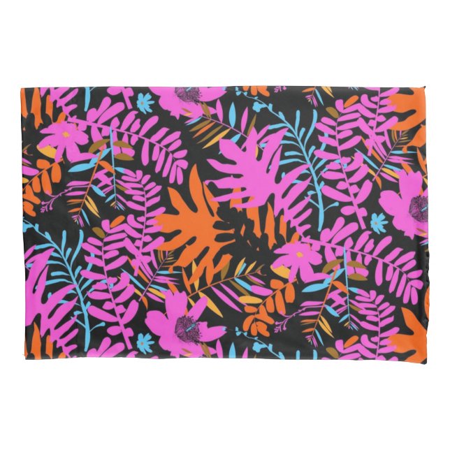 Funda De Cojín Patrón de flor (Anverso)