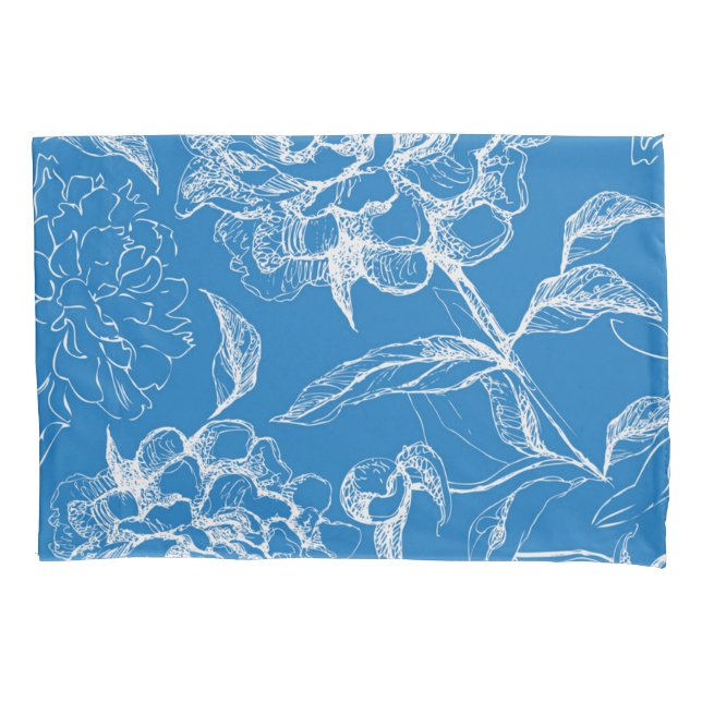 Funda De Cojín Patrón de flor (Anverso)