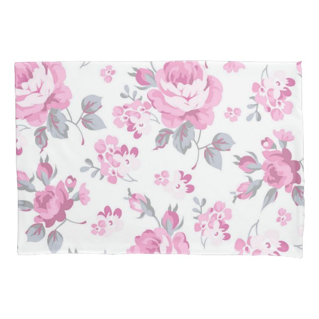 Funda De Cojín Patrón de flor (Anverso)