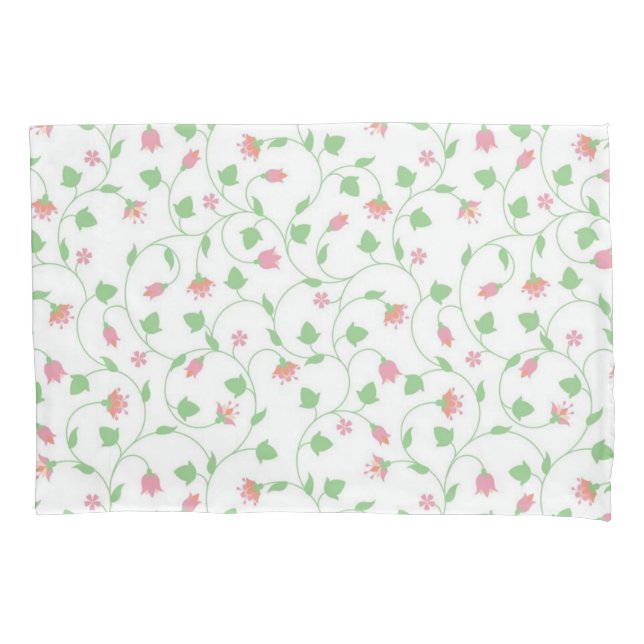Funda De Cojín Patrón de flor (Anverso)