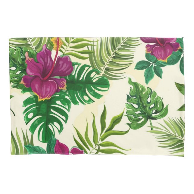 Funda De Cojín Patrón de flor (Anverso)
