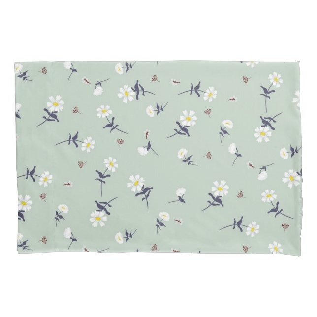 Funda De Cojín Patrón de flor (Anverso)