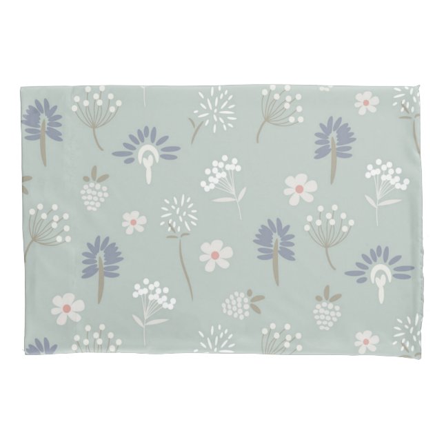 Funda De Cojín Patrón de flor (Anverso)