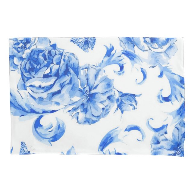 Funda De Cojín Patrón de flor (Anverso)