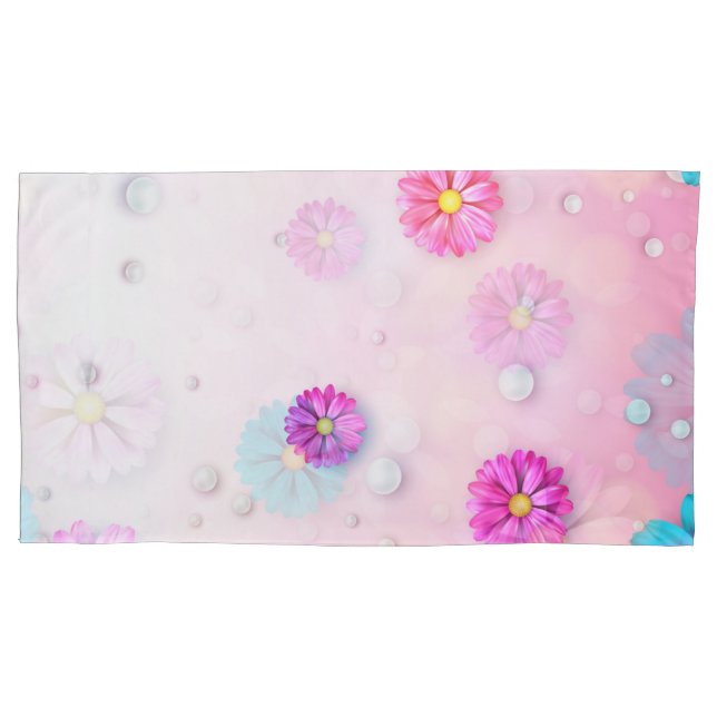 Funda De Cojín Patrón de flores 7 (Anverso)