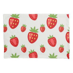 Funda De Cojín Patrón de fresa