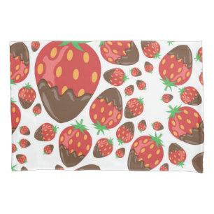 Funda De Cojín Patrón de fresa