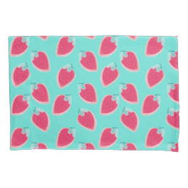 Funda De Cojín Patrón de fresa de fresa