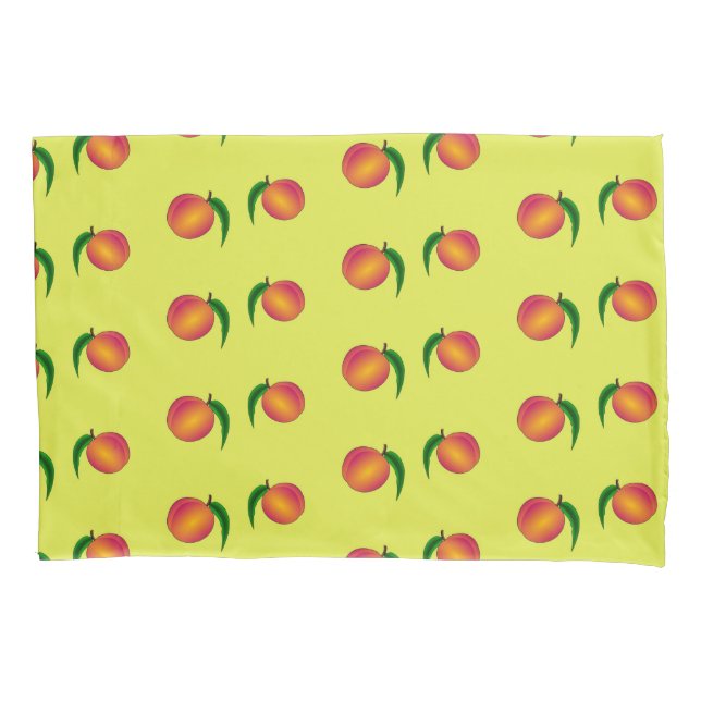 Funda De Cojín Patrón de frutos de cáscara en amarillo (Anverso)