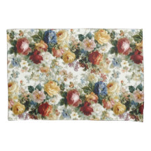 Patrón de Garland Rosa romántico