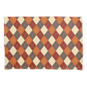 Funda De Cojín Patrón de Gingham otoño/otoño