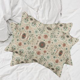 Funda De Cojín Patrón de hierba de Boho