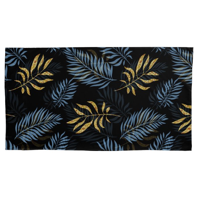 Funda De Cojín Patrón de hojas 17 (Anverso)