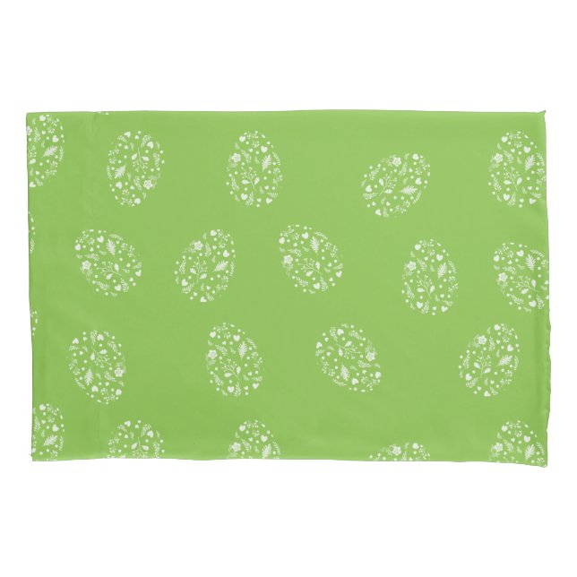 Funda De Cojín Patrón de huevos de Pascua (Anverso)