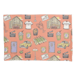 Funda De Cojín Patrón de iconos coloridos de FRIENDS™