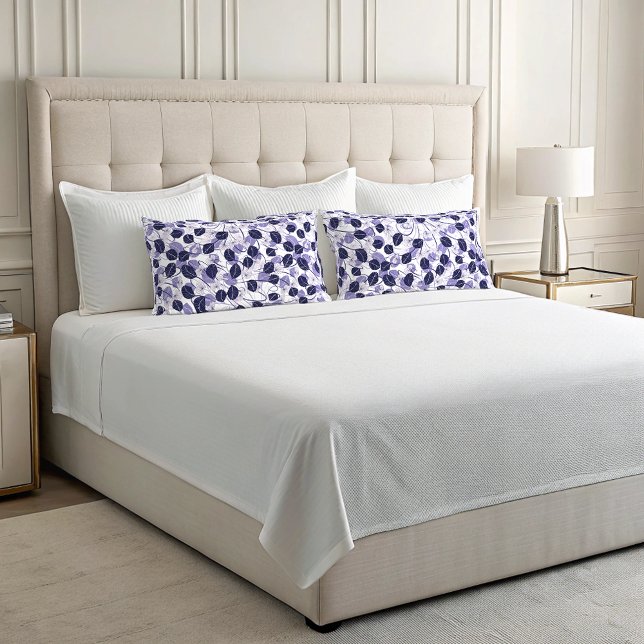 Funda De Cojín Patrón de Ilustracion Boho Purple y Vines (Subido por el creador)