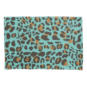 Funda De Cojín Patrón de impresión animal de leopardo jaguar