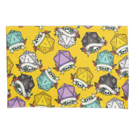 Funda De Cojín Patrón de juego de dados D20