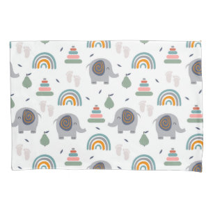 Funda De Cojín Patrón de juguete de bebé