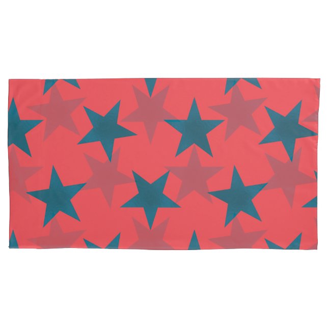 Funda De Cojín Patrón de las estrellas doradas 19 (Anverso)