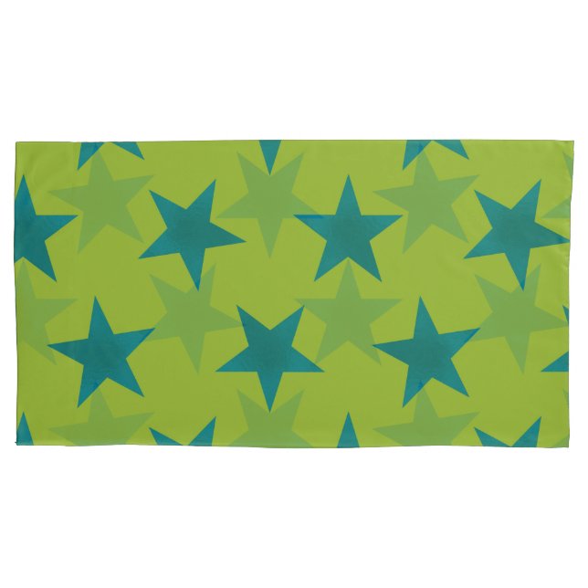 Funda De Cojín Patrón de las estrellas doradas 20 (Anverso)