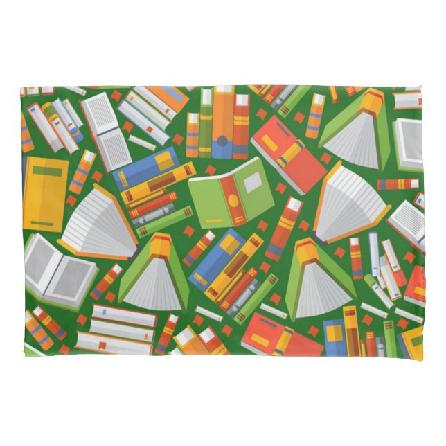 Funda De Cojín Patrón de libro (Anverso)