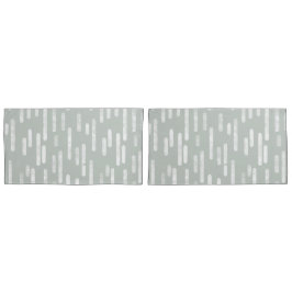 Funda De Cojín Patrón de líneas redondeadas entrecruzadas | Verde