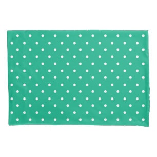Funda De Cojín Patrón de lunares blancos mostaza amarillo Almohad