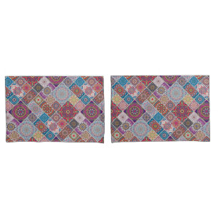Funda De Cojín Patrón de Mandala