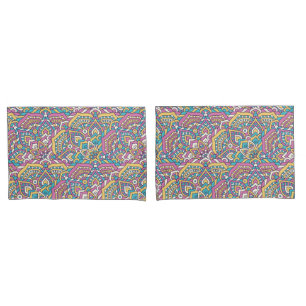 Funda De Cojín Patrón de Mandala