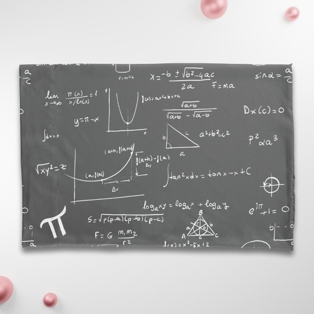 Funda De Cojín Patrón de matemáticas moderno (Subido por el creador)