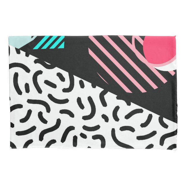 Funda De Cojín Patrón de Memphis (Anverso)