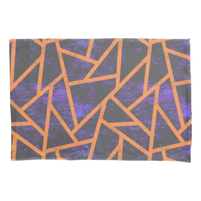 Funda De Cojín Patrón de mosaico de Halloween (Anverso)
