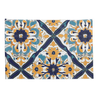 Funda De Cojín Patrón de mosaico español marroquí elegante