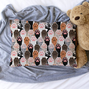 Funda De Cojín Patrón de muchas paradas de gato
