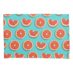 Funda De Cojín Patrón de Naranja de jugo dulce