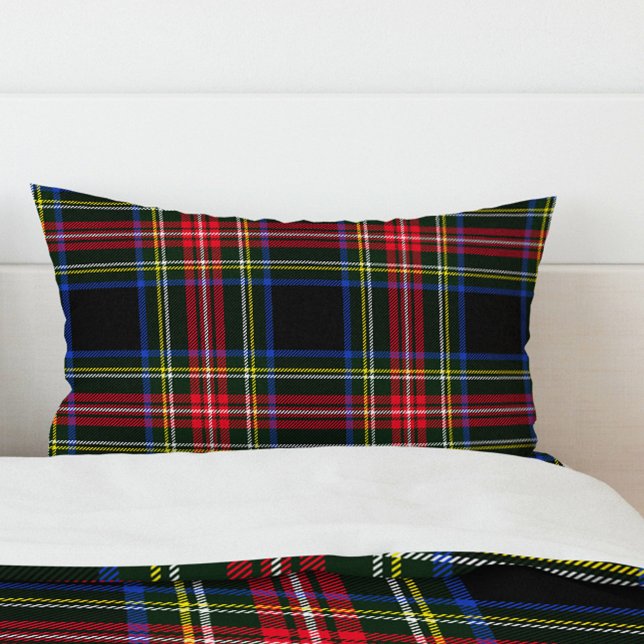 Funda De Cojín Patrón de navidad clásico de los Navidades de plás (Modern Plaid Christmas Classic Xmas Pattern Pillow Case)