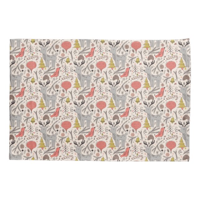 Funda De Cojín patrón de navidades (Reverso)