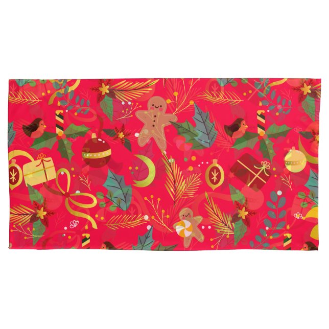 Funda De Cojín Patrón de navidades 6 (Anverso)