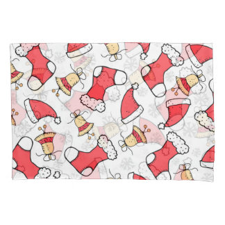 Funda De Cojín Patrón de Navidades sin inconvenientes, diseño fes