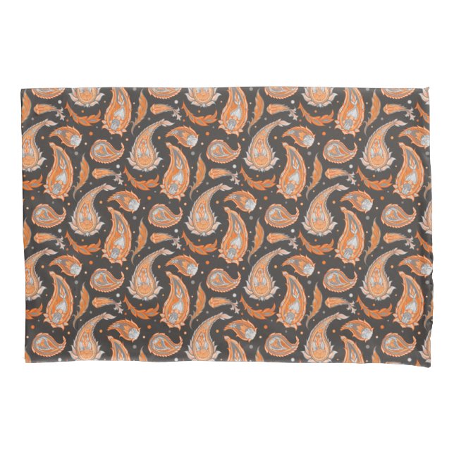 Funda De Cojín Patrón de Paisley (Anverso)