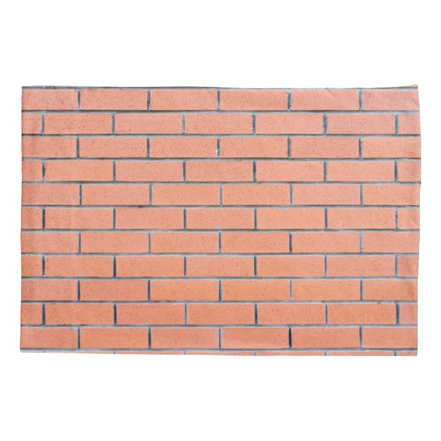 Funda De Cojín Patrón de pared de ladrillo (Reverso)