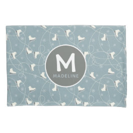 Funda De Cojín Patrón de patinaje sobre hielo personalizado