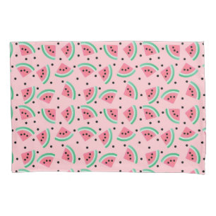 Funda De Cojín Patrón de patrón de sandía divertida Vibes de vera