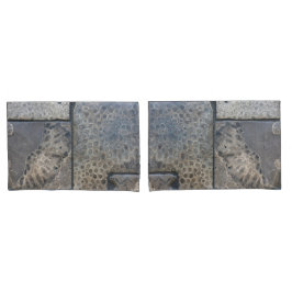 Funda De Cojín Patrón de piedra de Michigan Petoskey