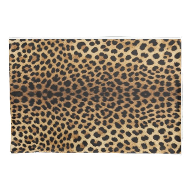 Funda De Cojín Patrón de piel de leopardo (Anverso)